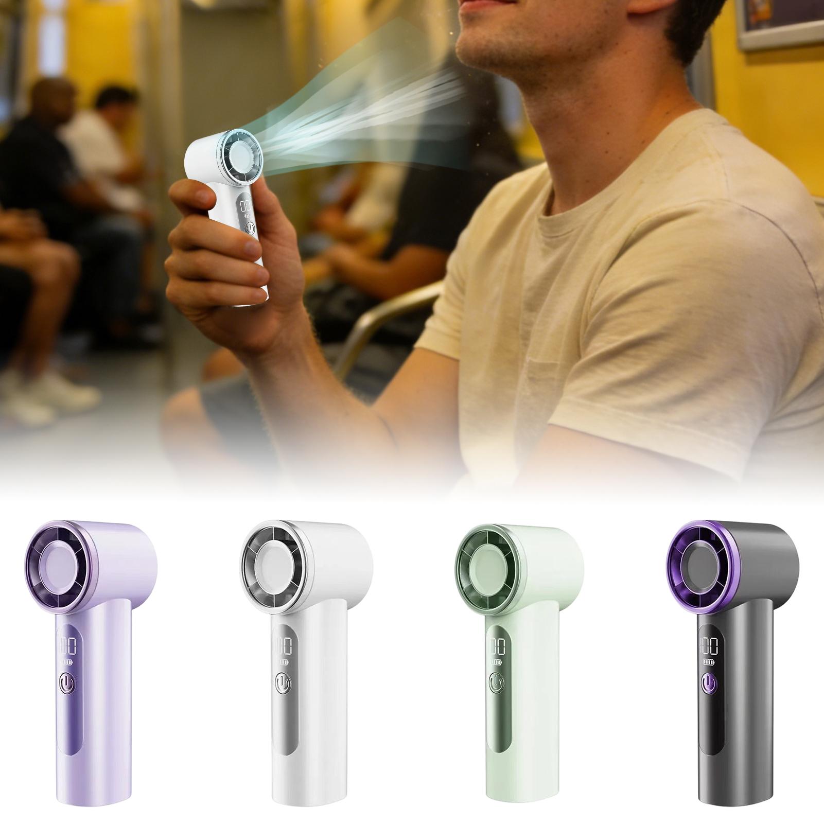 Camping Quiet - USB oplaadbare mini-handventilator, draagbaar, stil koelapparaat