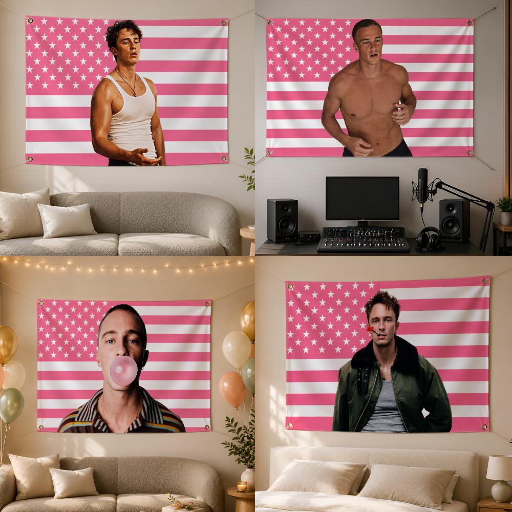Outdoor Camping Tv - TV-acteur Drew Starkey vlaggen wandhangende vlagbanner