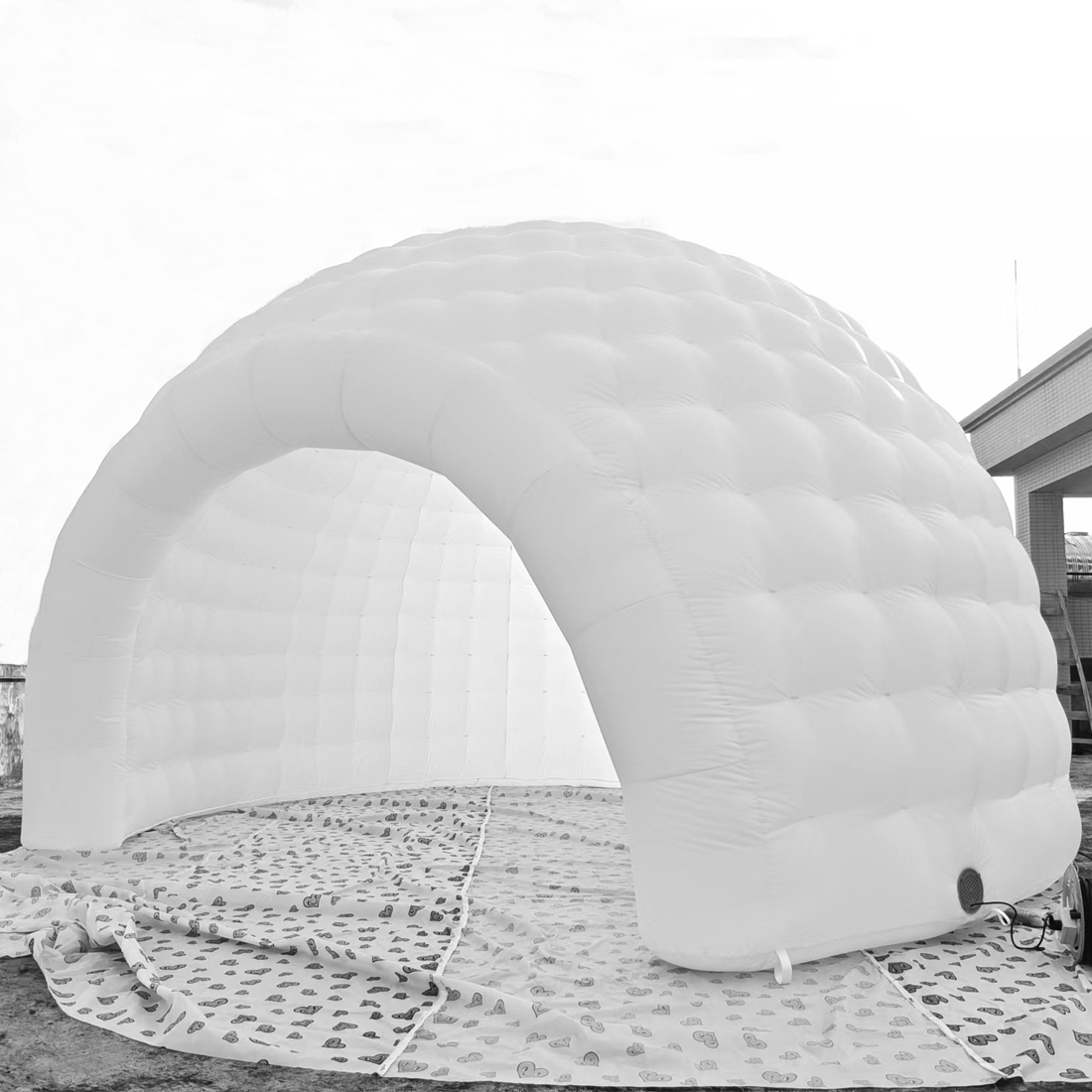 Outdoor Camping Dome - Draagbare LED Opblaasbare Iglo Dome Tent