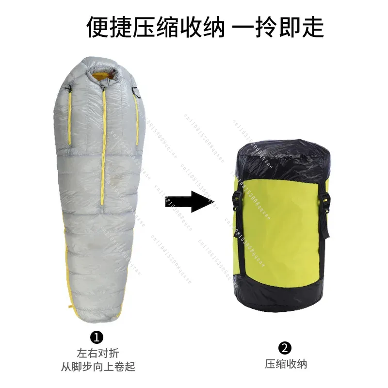 Outdoor Camping In Winter - Winterdichte, warme slaapzak voor volwassenen, 90%