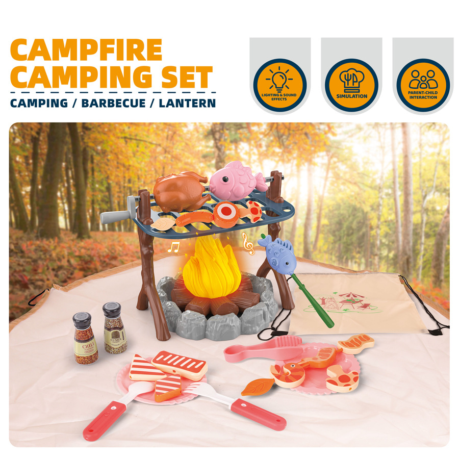 Outdoor Camping Toys - Kinderkampeertentset Baby Speeltuin Miniatuur Eten Kinderen