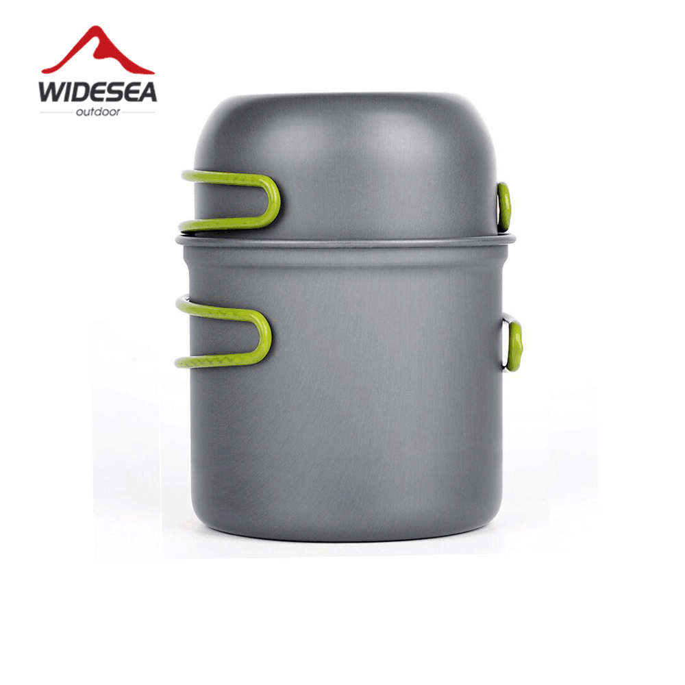 Outdoor Camping Kitchen Set - Widesea Ultralight Camping Kookgerei Buitenservies Pannenset