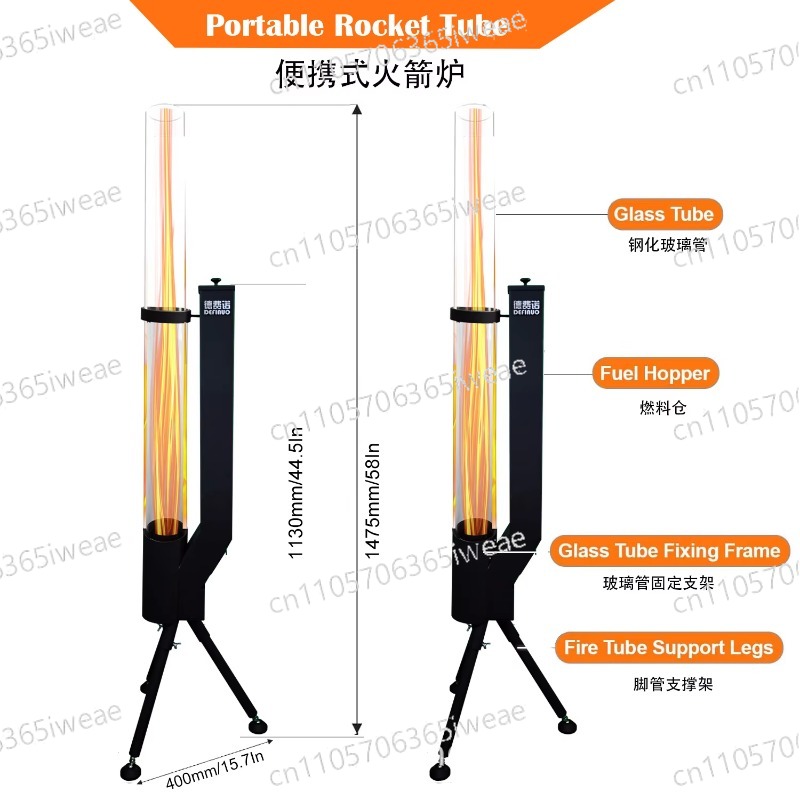 Outdoor Camping Wood Stove - Buiten kamperen, winter pelletkachel, verticale houtgestookte