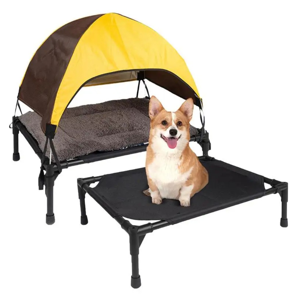 Outdoor Camping Dog Bed - Verhoogd hondenbed voor buiten, opvouwbaar met