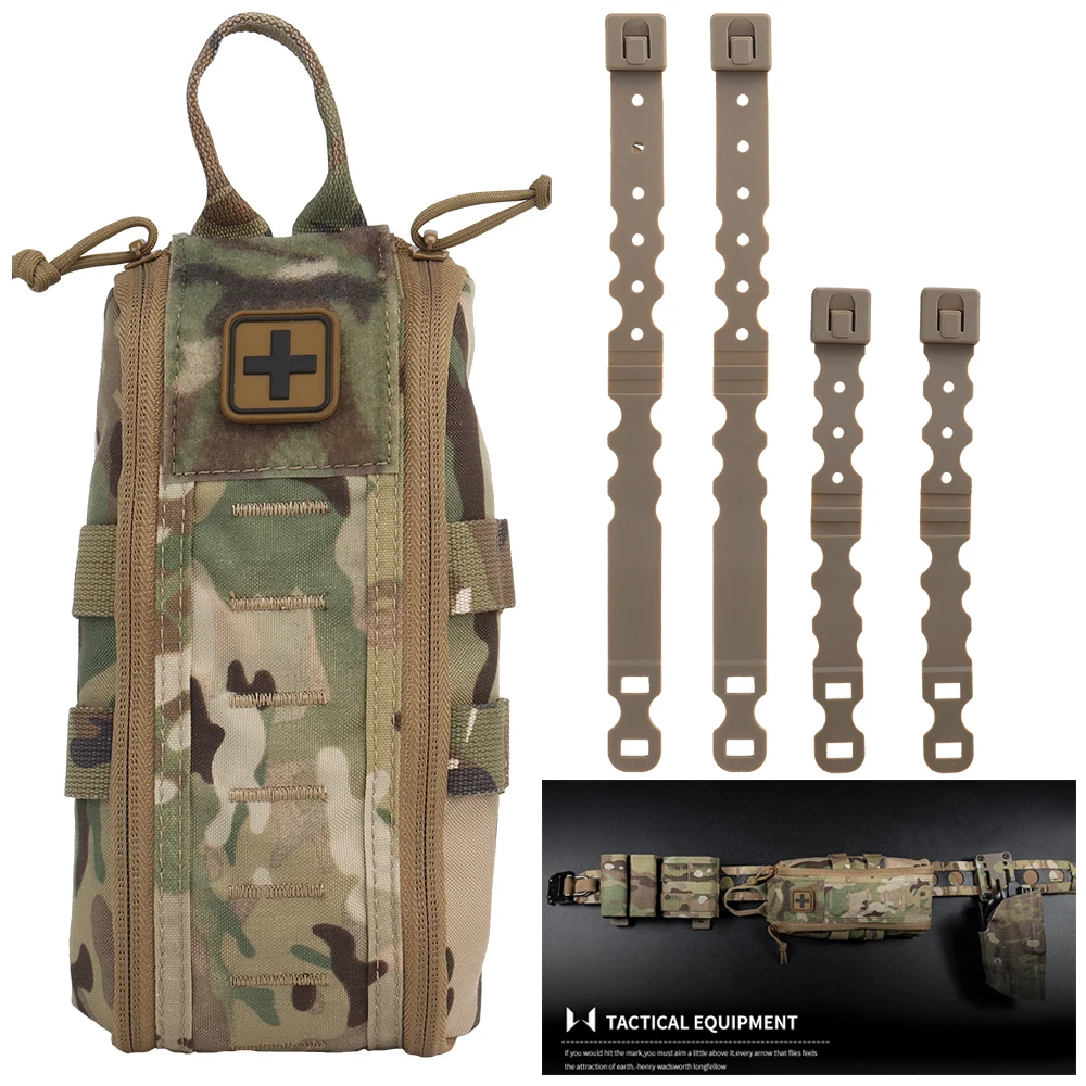 Outdoor Camping Vest - Camping EHBO-Kit Molle Heupgordel Tas Jacht