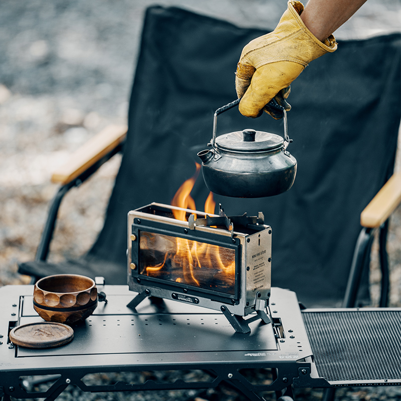 Outdoor Camping Wood Stove - Goout Springhill Houtkachel Draagbare Vierkante Kachel