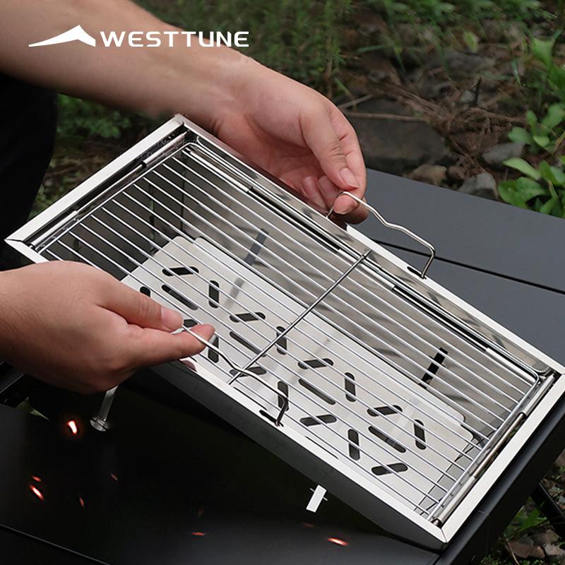 Outdoor Camping Wood Stove - WESTTUNE IGT Barbecue Grill Opvouwbare Houtskool
