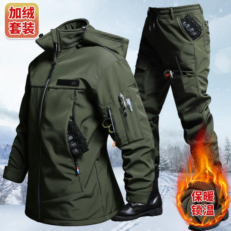 Outdoor Camping In Winter - Herfst en winter fluwelen waterdichte tactische