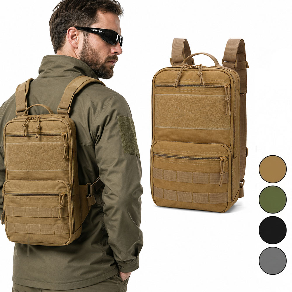 Outdoor Camping Vest - Tactische MOLLE-rugzak Waterdichte afneembare outdoor EDC-rugzak