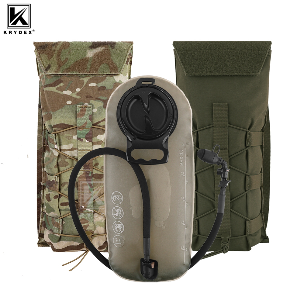 Outdoor Camping Vest - KRYDEX Tactische 3L Hydratatie Molle Pack