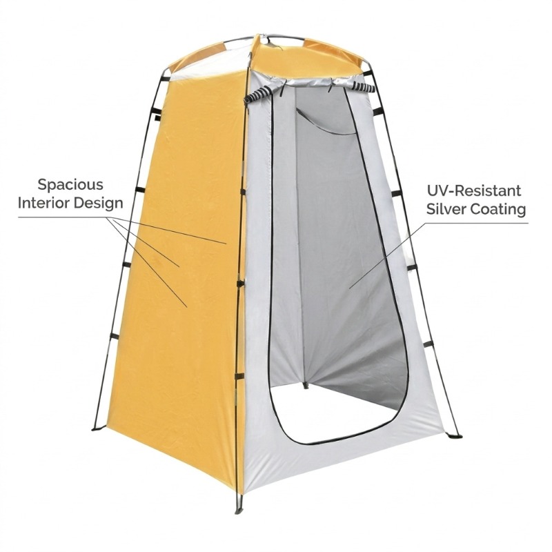 Draagbare privacy douchetent,  - Outdoor Camping Dome recensie en prijs