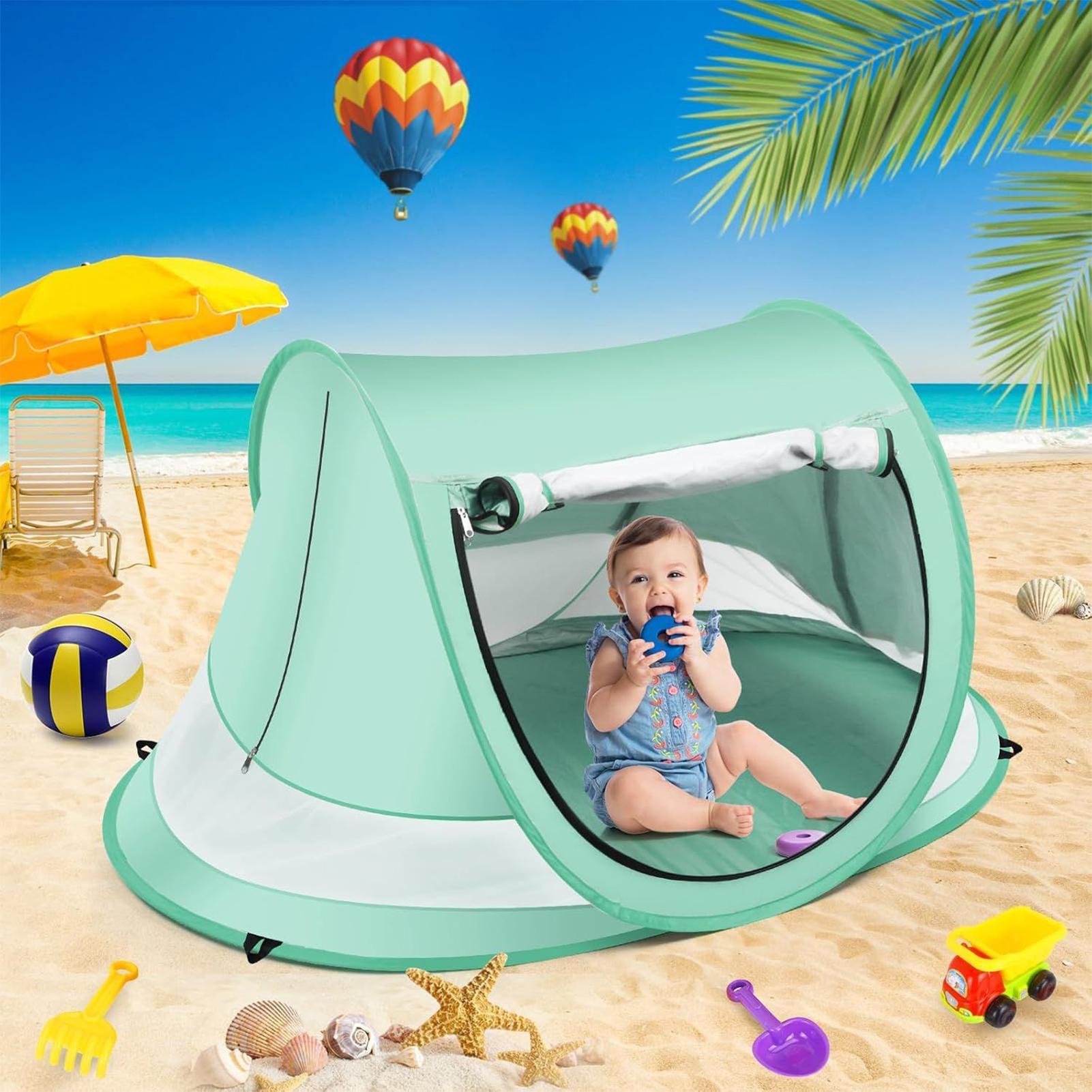 Strandtent voor peuters, buite - Outdoor Camping Dome recensie en prijs