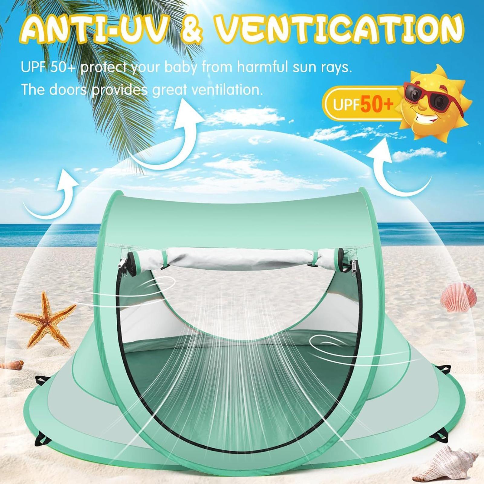 Strandtent voor peuters, buite - Outdoor Camping Dome recensie en prijs