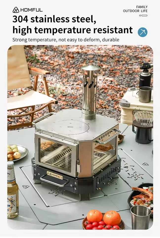 HOMFUL Draagbare Houtkachel Hu - Outdoor Camping Wood Stove recensie en prijs