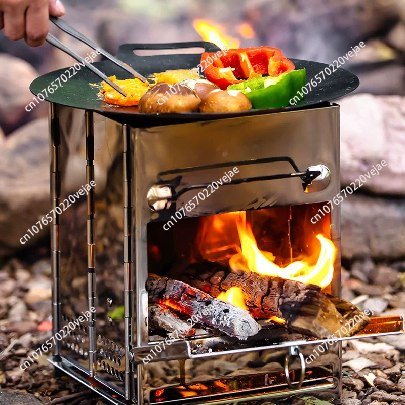 Moderne houtkachels met design - Outdoor Camping Wood Stove recensie en prijs