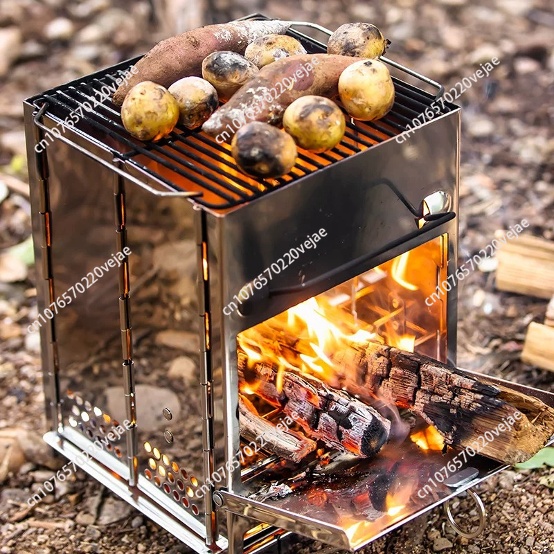 Moderne houtkachels met design - Outdoor Camping Wood Stove recensie en prijs