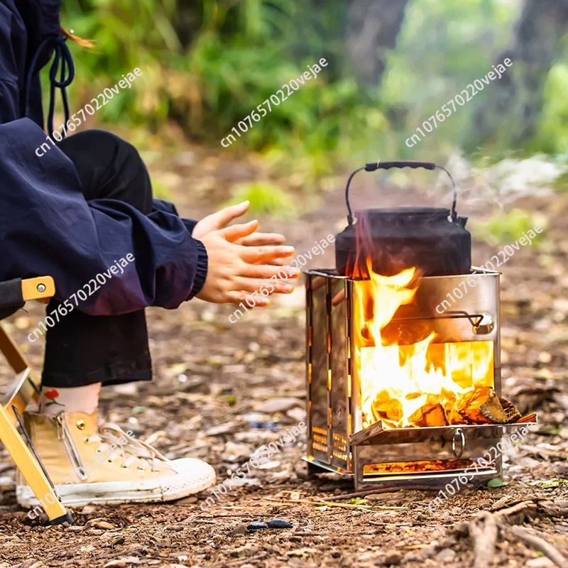 Moderne houtkachels met design - Outdoor Camping Wood Stove recensie en prijs