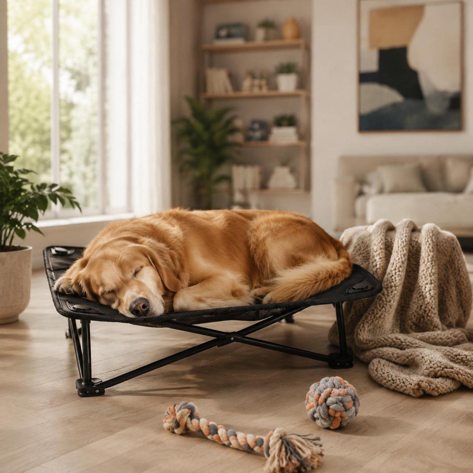 Verhoogd buitenligbed voor hui - Outdoor Camping Dog Bed recensie en prijs