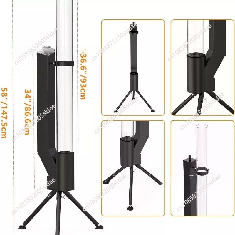 Verticale houtgestookte raketk - Outdoor Camping Wood Stove recensie en prijs