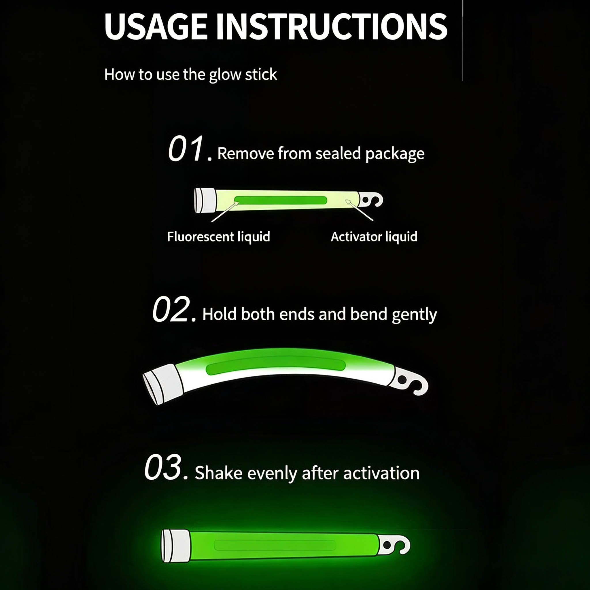 6-inch tactische gloeistokken  - Glow Sticks Survival recensie en prijs