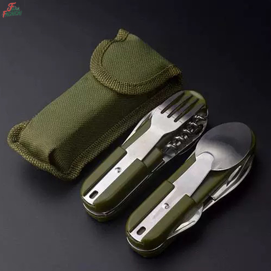 Campinguitrusting 5-in-1 reiss - Camp Utensil Set recensie en prijs