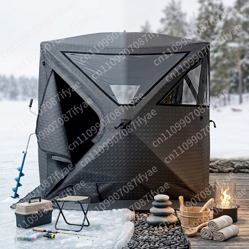 Buitensauna ijsvistent, draagb - Outdoor Camping In Winter recensie en prijs