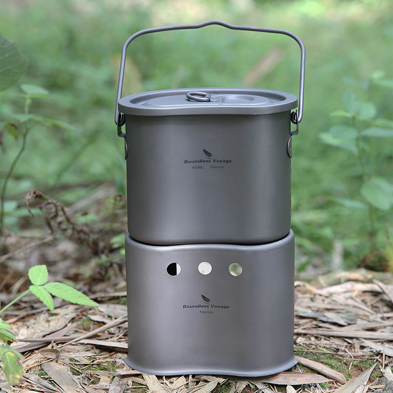 Grenzeloze Reis Titanium Kookg - Outdoor Camping Wood Stove recensie en prijs