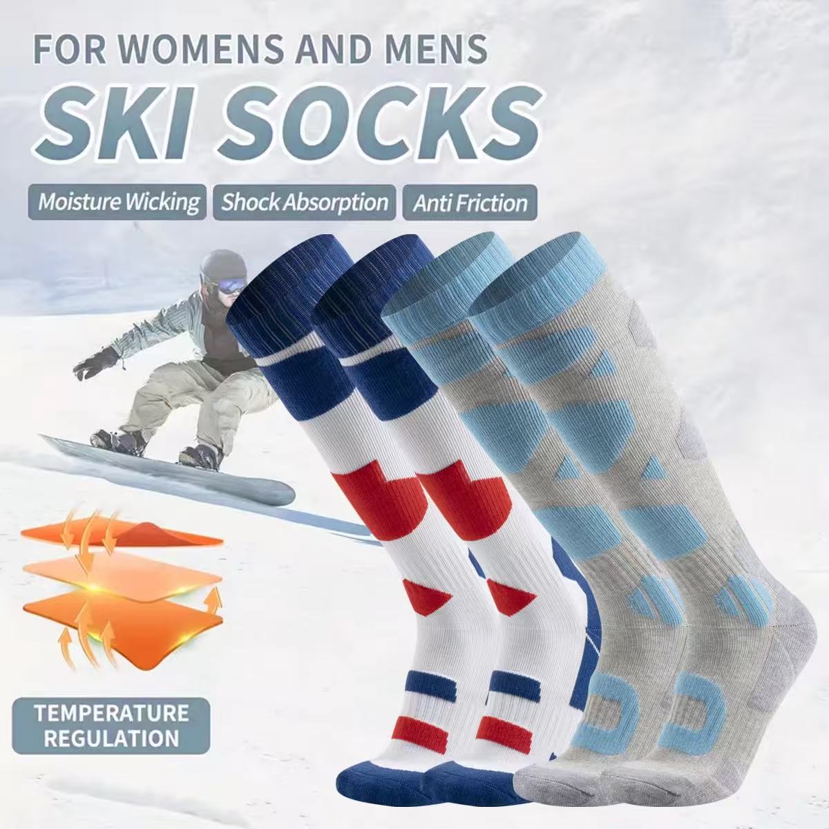 Thermische winterskisokken van - Outdoor Camping In Winter recensie en prijs