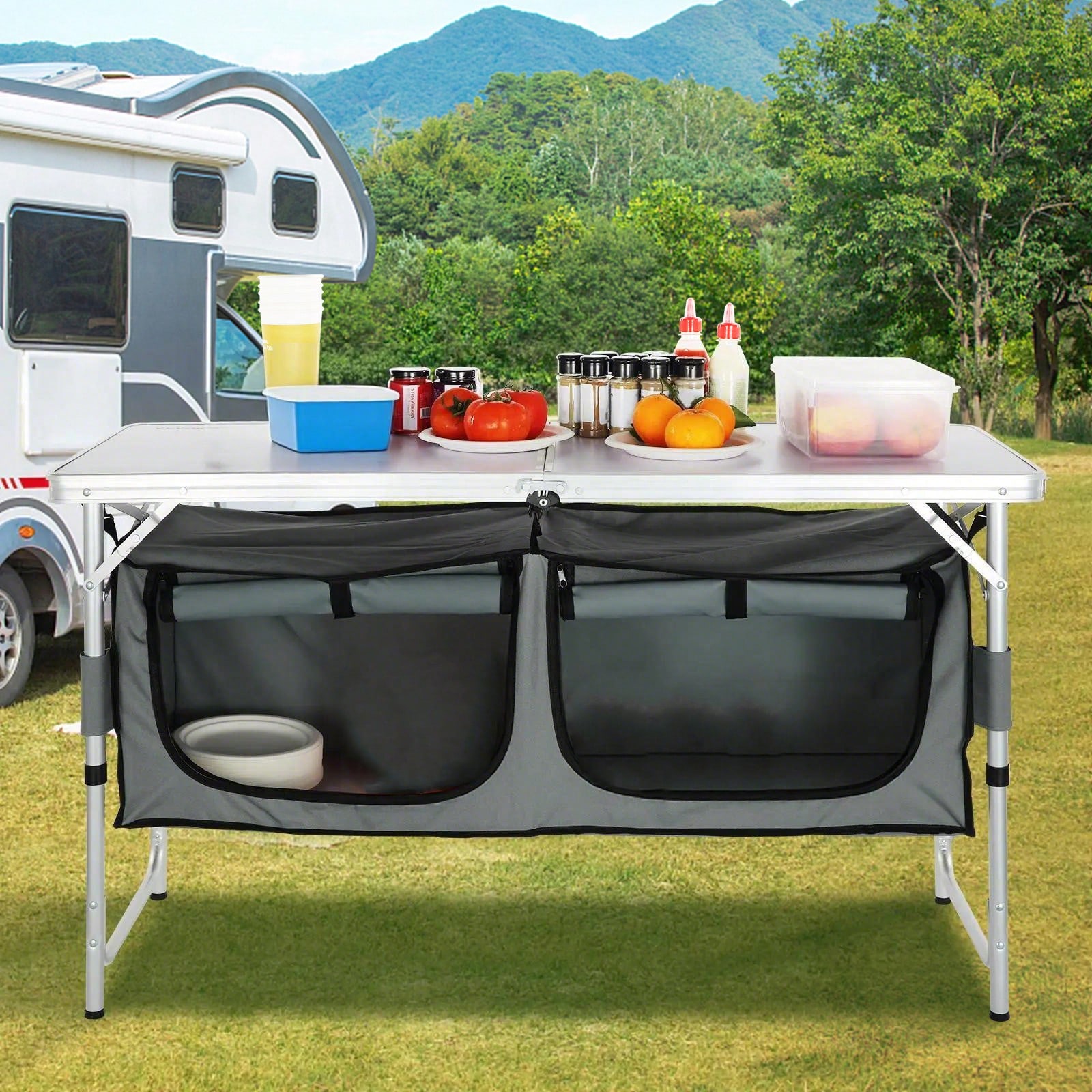 Snel op te zetten opvouwbare c - Outdoor Camping Kitchen Set recensie en prijs
