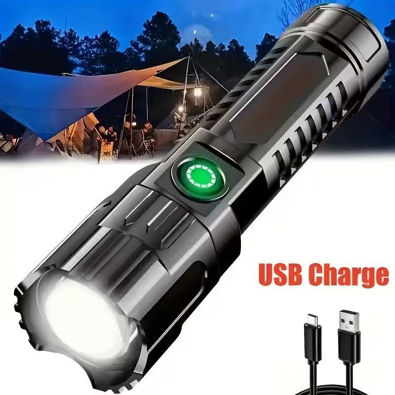 Nieuwe krachtige led-zaklamp,  - Battery Outdoor Camping recensie en prijs