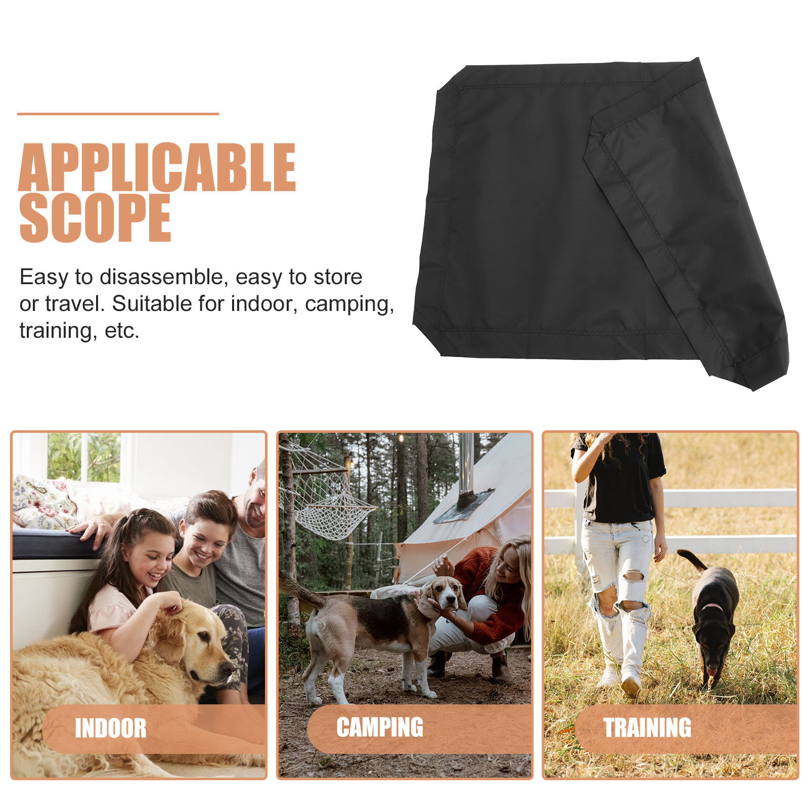 Afneembare, verhoogde hondenbe - Outdoor Camping Dog Bed recensie en prijs
