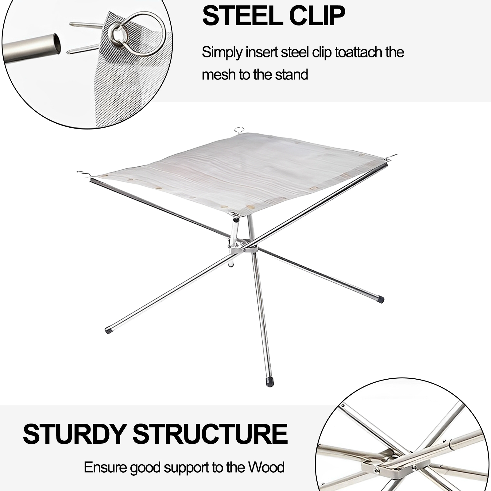 Draagbare buitenhaard Inklapba - Outdoor Camping Fire Pit recensie en prijs