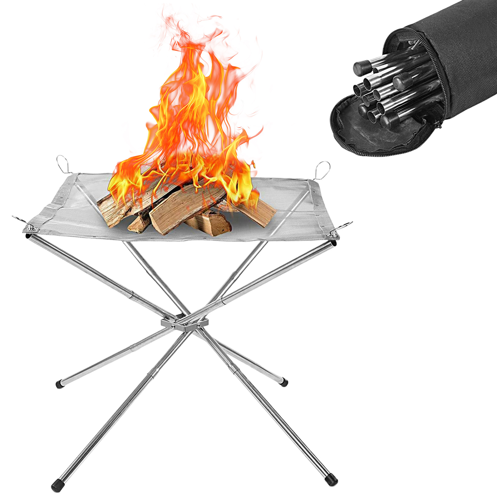 Draagbare buitenhaard Inklapba - Outdoor Camping Fire Pit recensie en prijs