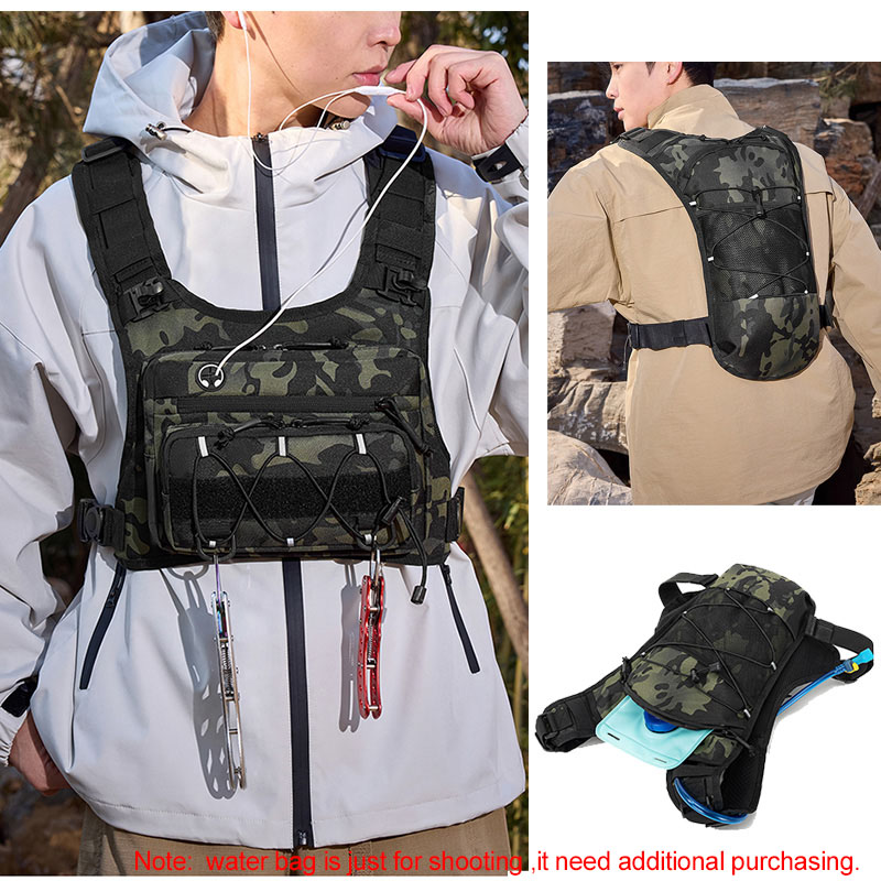 Tactische tas voor op de borst - Outdoor Camping Vest recensie en prijs