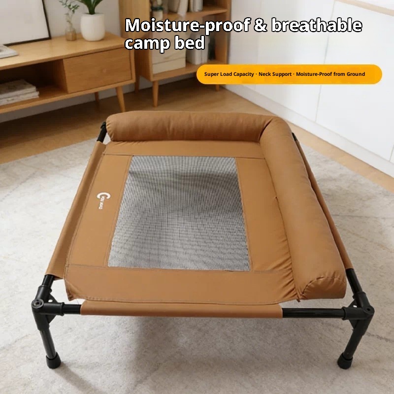 Verhoogd hondenbed met koelend - Outdoor Camping Dog Bed recensie en prijs