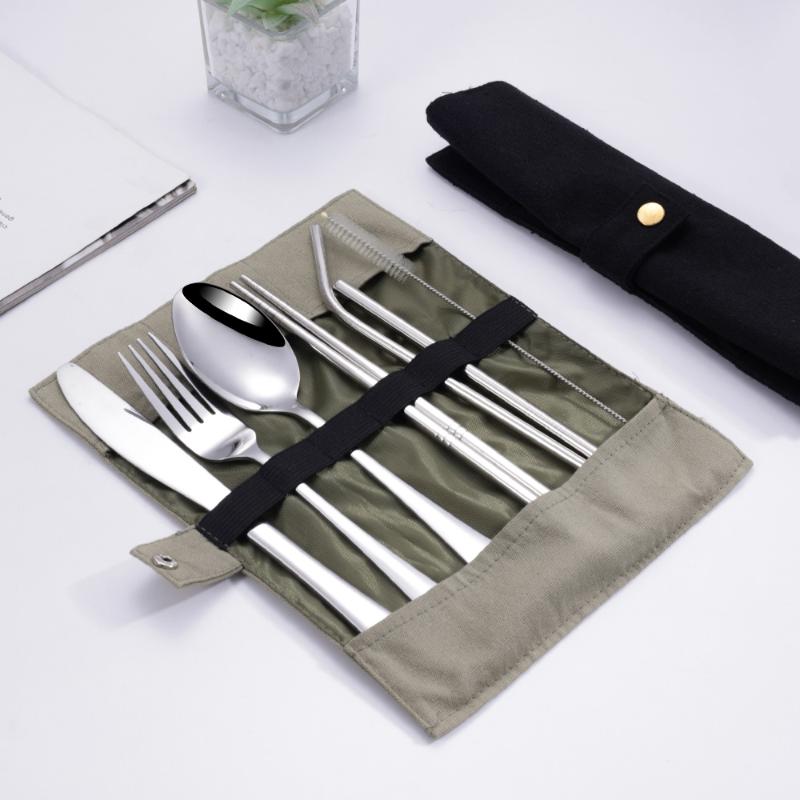 8 stks/set Servies Reizen Best - Camp Utensil Set recensie en prijs