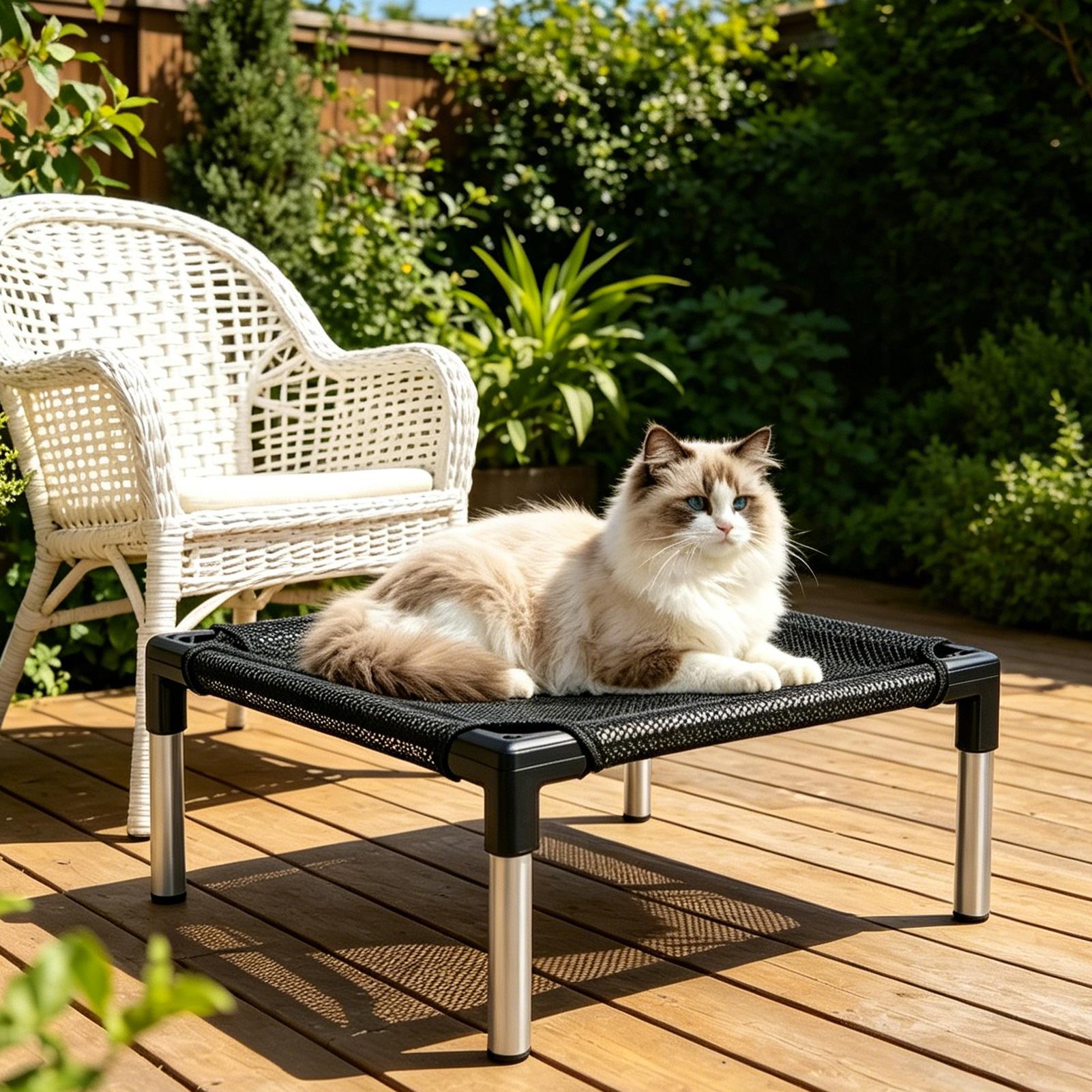 Verhoogd hondenbed met ademend - Outdoor Camping Dog Bed recensie en prijs
